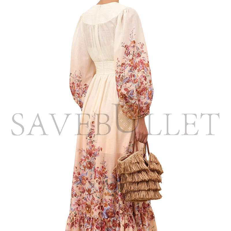 ZIMMERMANN AWAKEN PLUNGE MAXI DRESS 6875DRS261